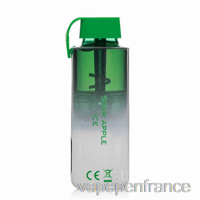 Vozol Neon 10000 Stylo Jetable à Glace à La Pomme Aigre